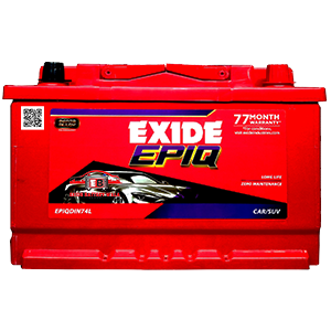 EXIDE-FEPO-  EPIQ DIN74L